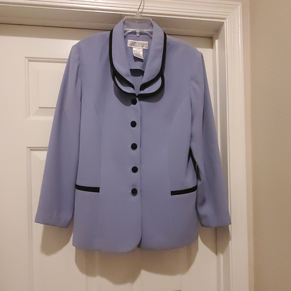 Black and Sky Blue Blazer